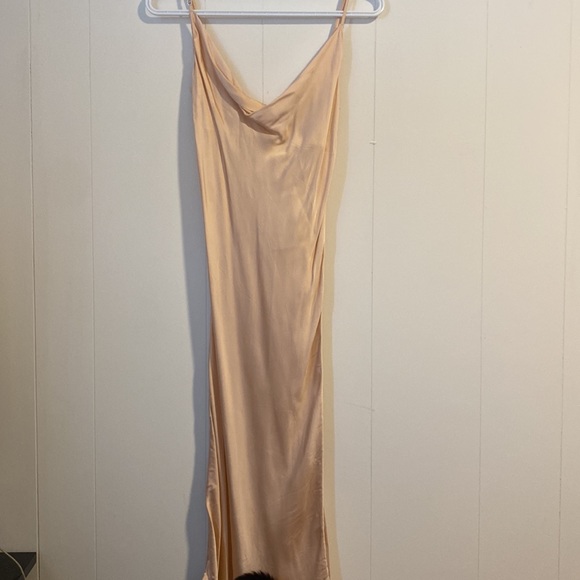WILFRED ONLY RUCHED SLIP DRESS - Picture 4 of 5